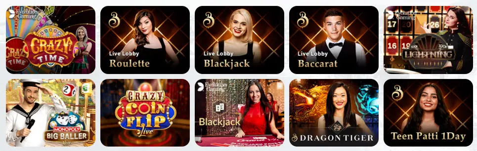 Jeux de casino en direct Split Aces Casino