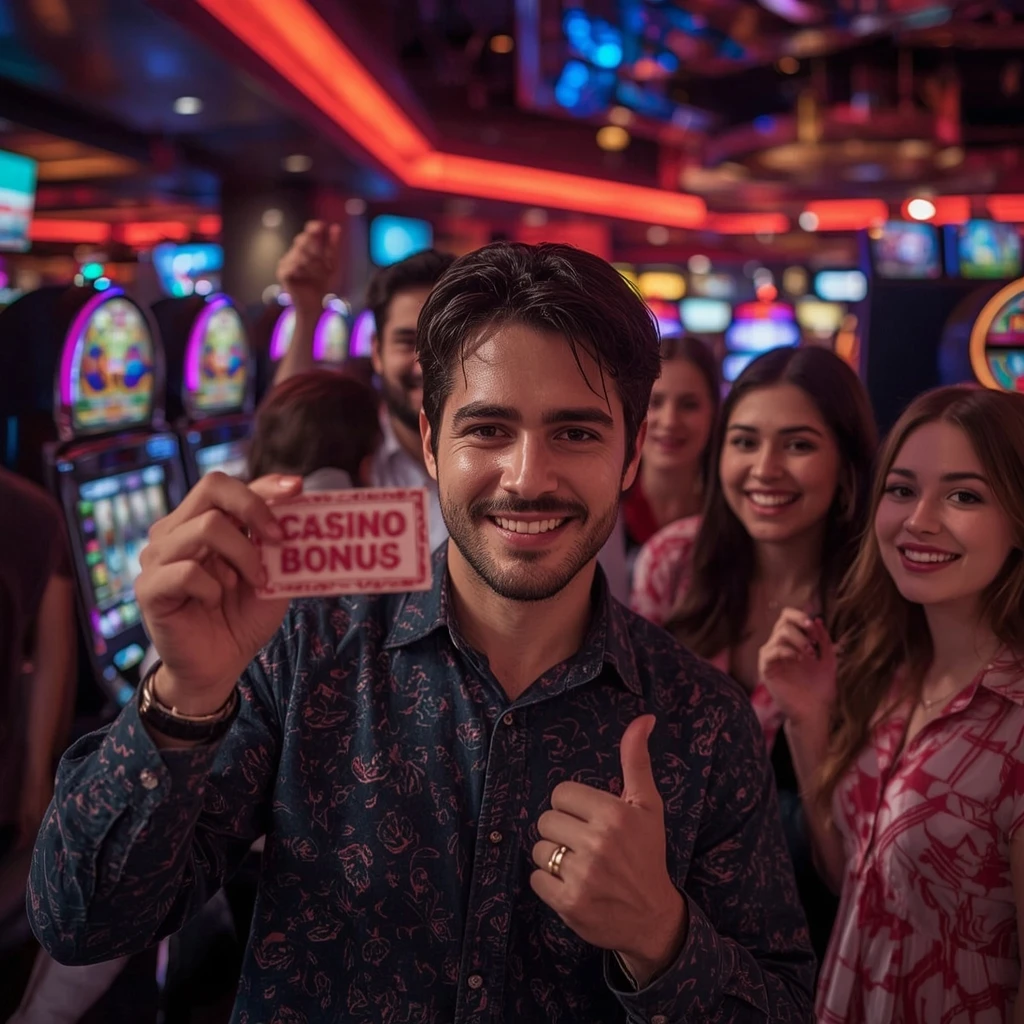 une personne tenant un bonus Split Aces Casino