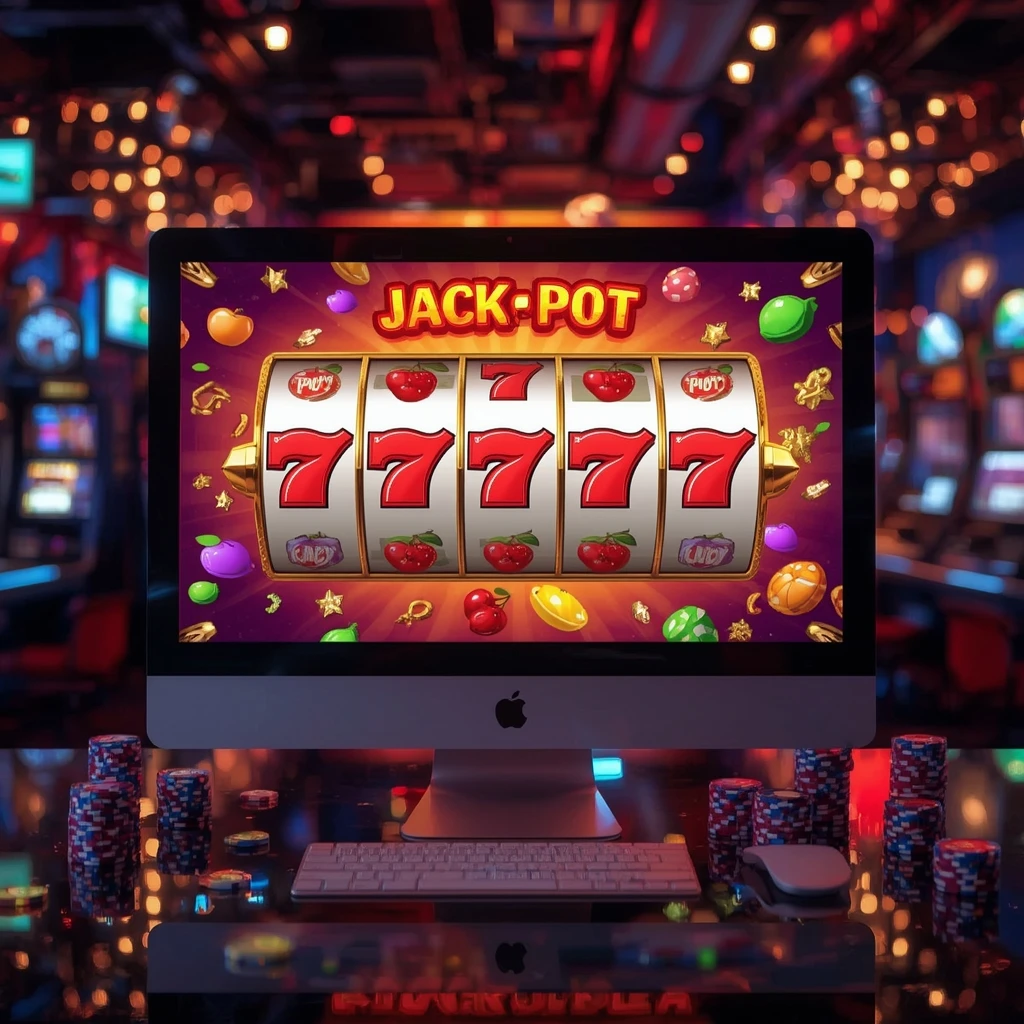 slots sur le moniteur Split Aces Casino
